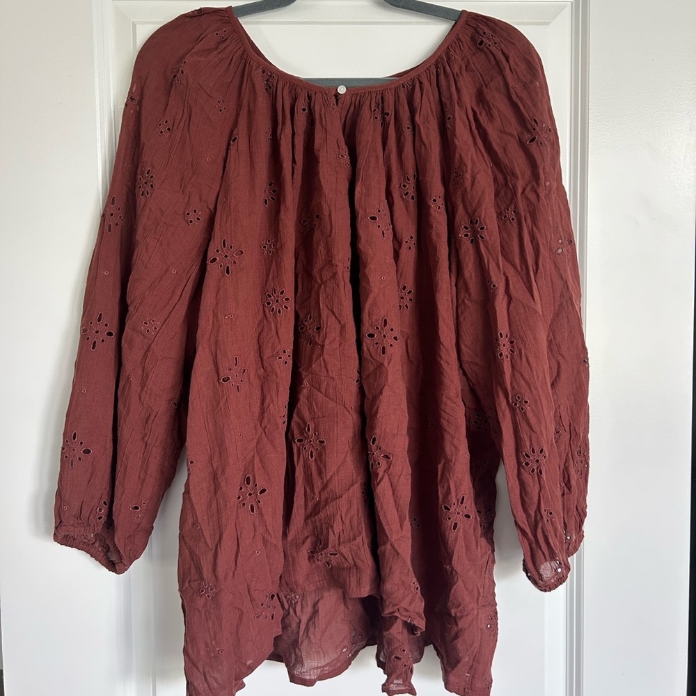 Aerie Maroon Top